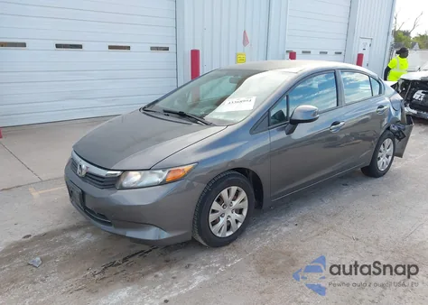 2012 Honda Civic Lx z USA, uszkodzony, nr VIN 19XFB2F58CE076385
